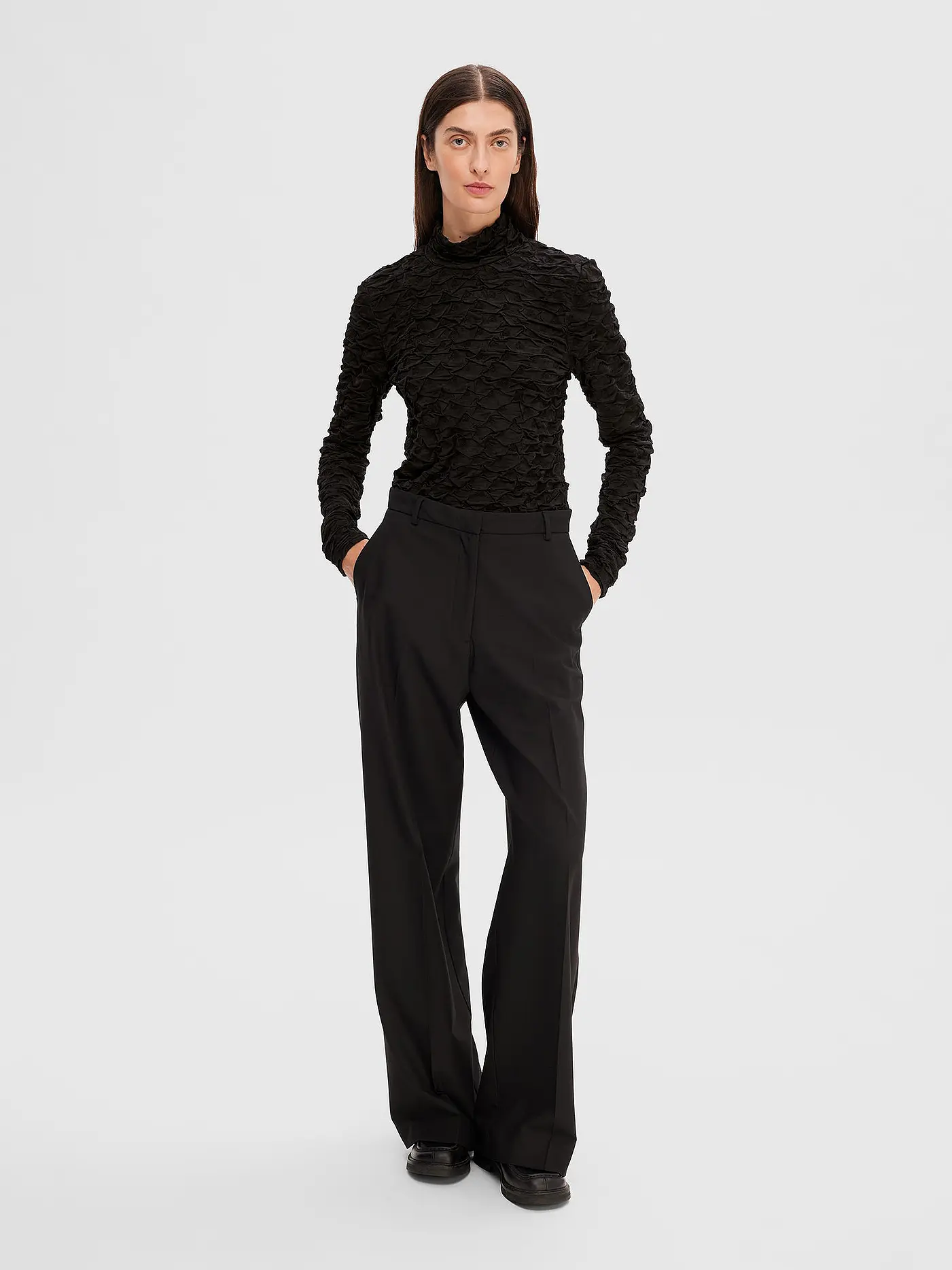SELECTED FEMME | Rollkragenpullover  SLFNANCY | schwarz